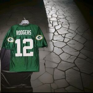 NFL Team Apparel Green Jersey